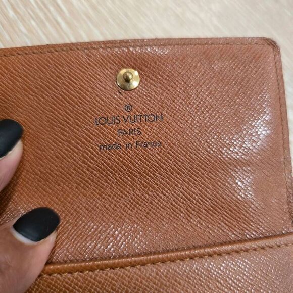 Louis Vuitton Compact Elise Wallet Monogram Vintage Leather - Picture 7 of 10